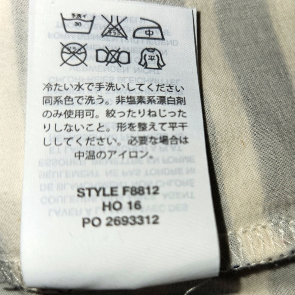 J. Crew Peasant Top Striped, Navy & White size S, 100% cotton, keyhole back - Picture 6 of 6